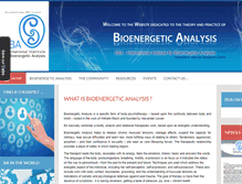 Tablet Screenshot of bioenergetic-therapy.org